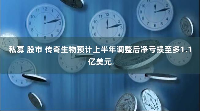 私募 股市 传奇生物预计上半年调整后净亏损至多1.1亿美元